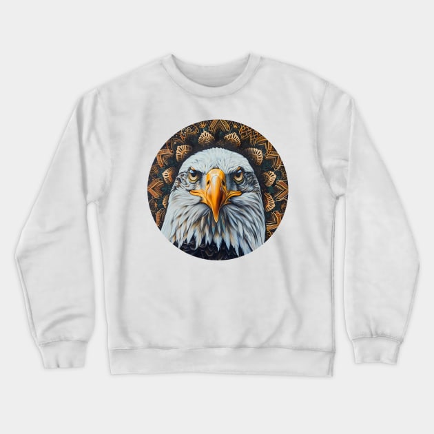 Mandala - Eagle 4 Crewneck Sweatshirt by aleibanez